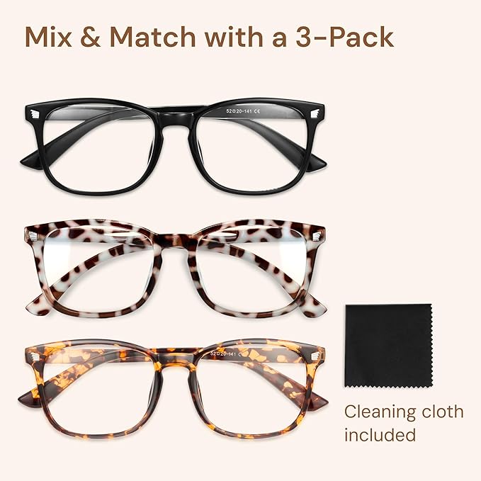 Gaoye Stylish Eyewear Frame Accessories - Blue Light Glasses for Woman - Computer Glasses for Blue Light Blocking