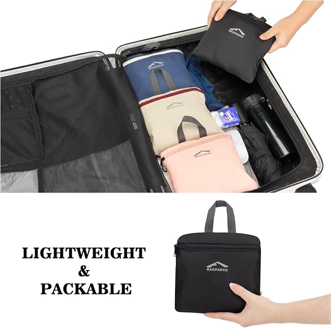 BAGPARKK 35L Ultra Lightweight Foldable Packable Hiking Backpack | Travel Backpack, Survival Whistle, Water-Resistant, Camping Daypack, Outdoor Sports, 0.88 pounds, Men & Women