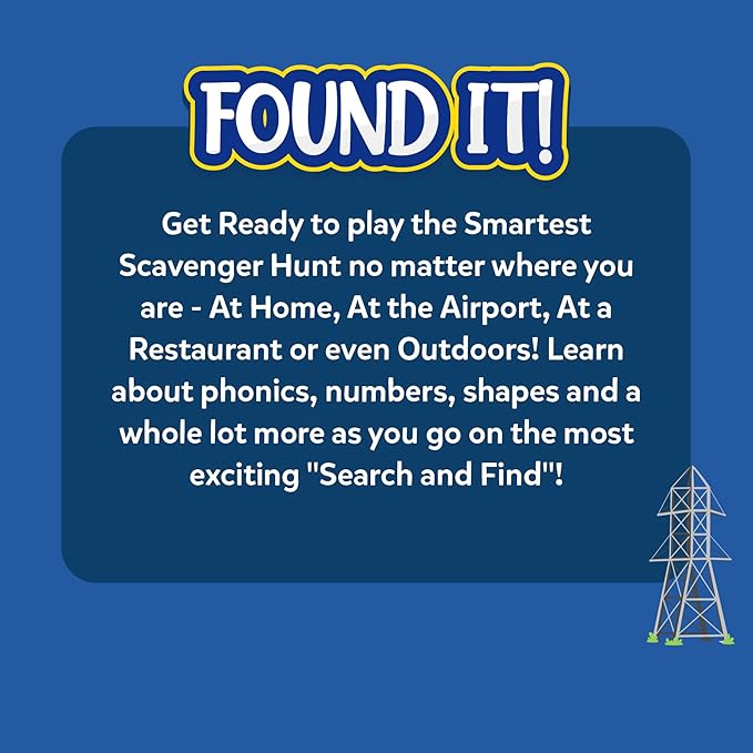 Skillmatics Scavenger Hunt Card Game - Found It Travel, Learning Toy, Educational Game Collections, Gifts for Kids, Boys, Girls and Families, for Ages 4, 5, 6, 7, Perfect for Home, School, Playdates