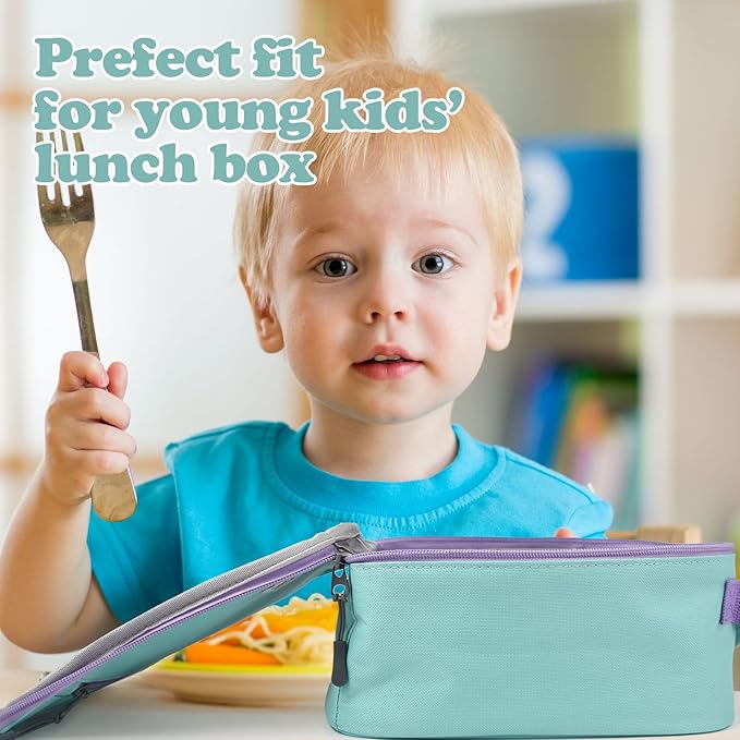 CaCTOUR Lunch Box Kids,Premium Insulated Lunch Bag for Girls Boys,Soft Bag Mini Cooler Back to School Thermal Reusable Lunch Bag for Work School Picnic (Light Green)