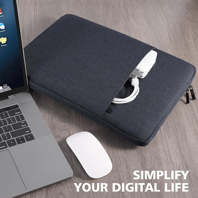 NIDOO 13-14 inch Laptop Sleeve Case Protective Computer Cover for 14" MacBook Pro M4/M3/M2/M1/ 14.4" Surface Laptop Studio / 14" Lenovo ThinkPad X1 Carbon/ L14 T14 E14/ ASUS ROG Zephyrus G14 HP