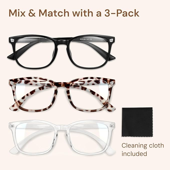 Gaoye Stylish Eyewear Frame Accessories - Blue Light Glasses for Woman - Computer Glasses for Blue Light Blocking