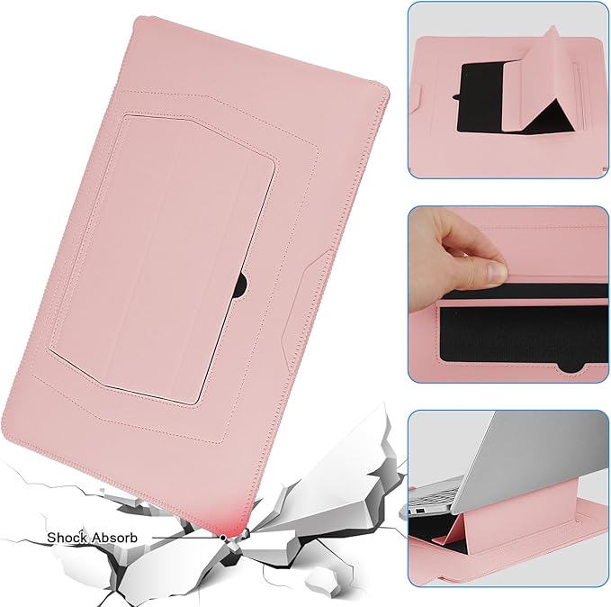 HoYiXi 15-15.6" Laptop Sleeve-Compatible with MacBook Pro 16/15.4'' MacBook Pro 15, Mac Air 15 - Waterproof Soft 15 16 inch pc case for H P, Dell, Acer, Asus,15 inch Laptop case,