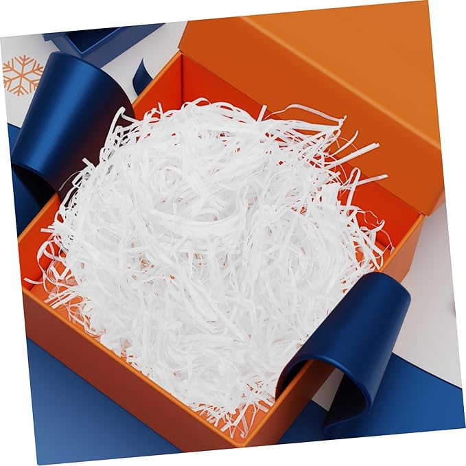 Holibanna 1bag Reusable Shredded Paper Filler for Baskets and Boxes Crinkle Paper Packaging Grass Cushion