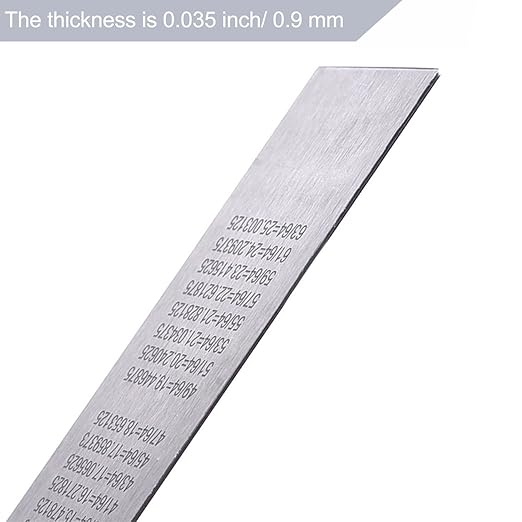 eBoot Stainless Steel Ruler Metal Ruler with Conversion Table, 15 Inch, 12 Inch and 6 Inch