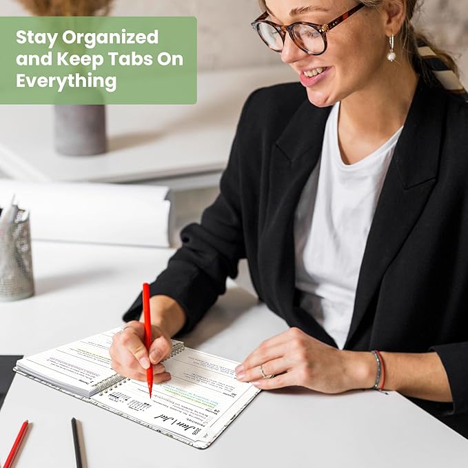 Planner 2026-2027, Monthly and Weekly Academic Planner July 2026 - June 2027, Hardcover Student Teacher Planning Agenda Calendar Book with Tabs, Perfect for Office School Supplies, A5 (6.3" x 8.5") - Spring Flowers