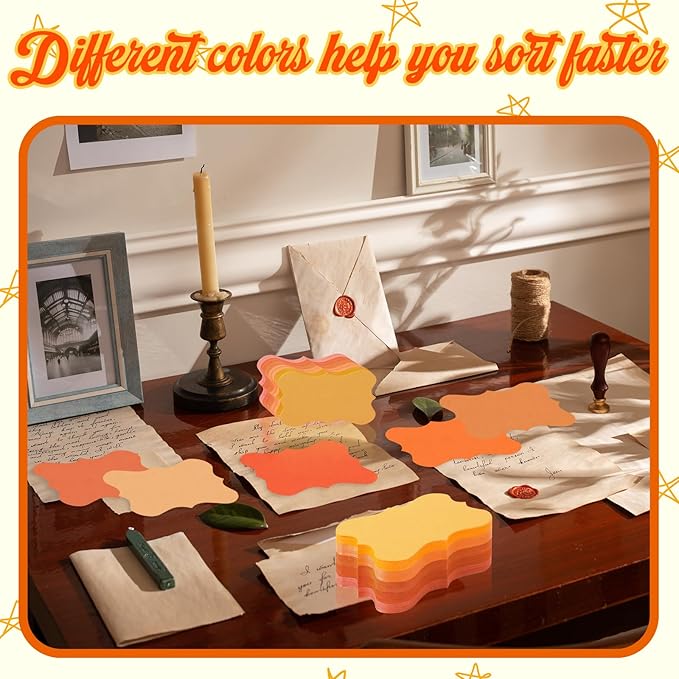 150 Pack Orange Blank Index Cards Study Flash Cards Colored Cardstock 3 x 5 Heavy Notecards Mini Greeting Cards Business Message Cards For Learning School Art Craft Office Supplies