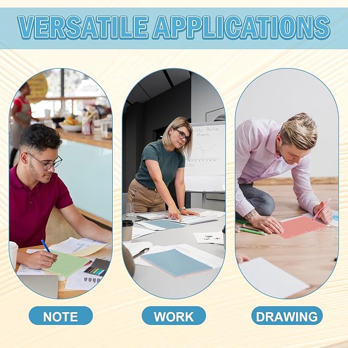200 Sheets 5.5 * 8.5 Half Letter 3 Hole Notebook Grid Paper Refill Loose Leaf Paper for Mini Binder Colored Graph Paper Bulk Quad Ruled Graph Paper for Planner Inserts for School Office