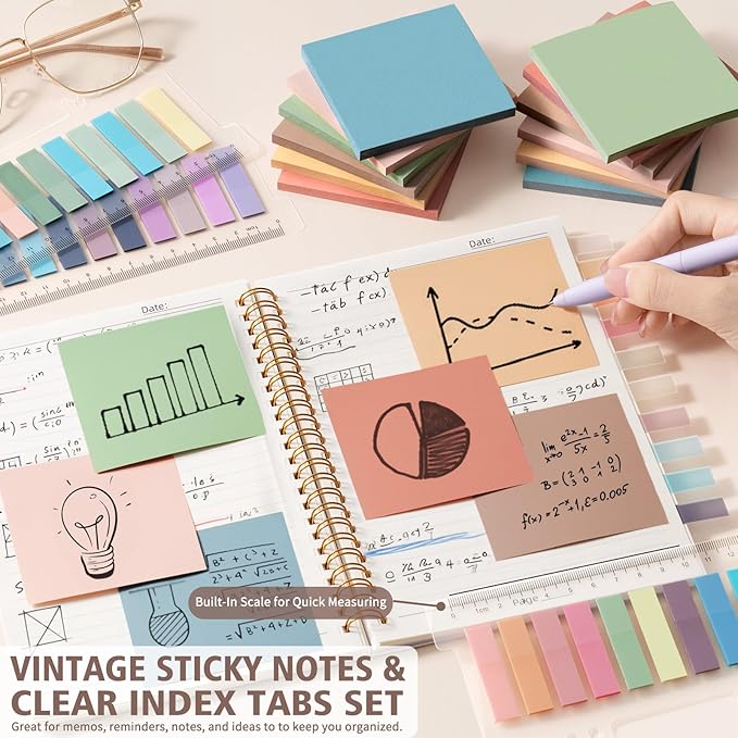 58PCS Aesthetic School Supplies, Cute College Ruled A5 Spiral Notebook Stationary Set Back to School Supplies Bible Study Kit Office College Essentials with Pastel Highlighters for Women Student Girls