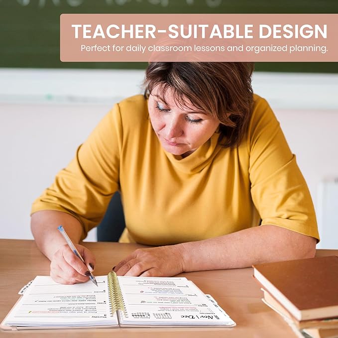 Planner 2026-2027, 6.3" x 8.5" Weekly and Monthly Academic Year Planner Calendar, July 2026 - June 2027, Hardcover Large School Planning Agenda With Tabs, Perfect for School & Office Supplies, A5, Pink