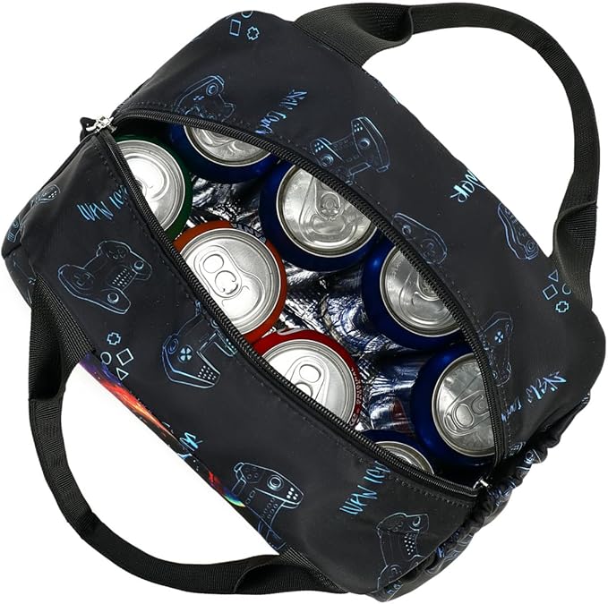CAMTOP Boys Lunch Box Kids Insulated Lunch Bag Kids Cute Lunchbox for Boys Loncheras Para Niños