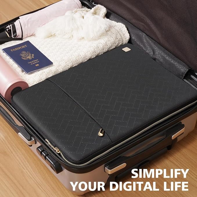 NIDOO Laptop Sleeve 17 inch Computer Protective Carrying Case Portable Cover for 17.3 inch Lenovo Legion 5 / IdeaPad 3 Gen 7 / Dell G7 17 / XPS 17 / HP Laptop 17-cp1773ng / Asus ZenBook Pro 17