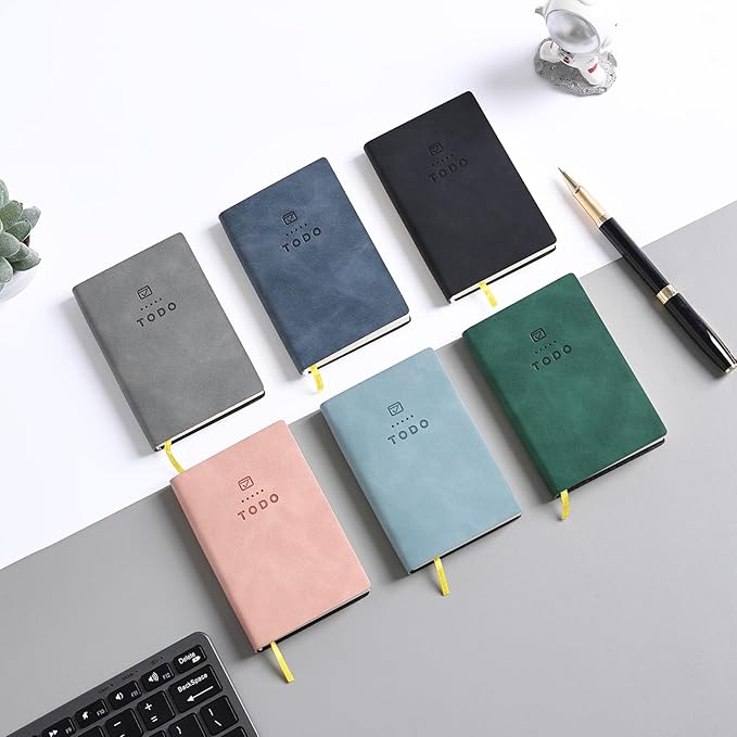 Tiita to Do List Notebook 98 Pages Daily to Do List Notepad for Work Pocket to Do List Undated Daily Planner 4.2"x 2.8" Small Checklist Notebook Blue