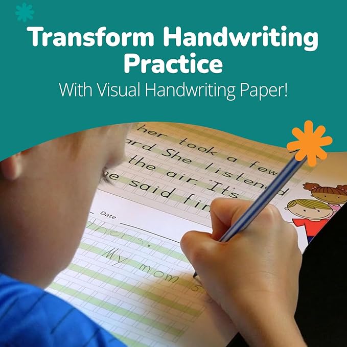 Channie's Visual Handwriting Workbooks 2 Pak! for 1st - 3rd grades 80 pages 8 x 11.5 Quick Improvement with visual guidance
