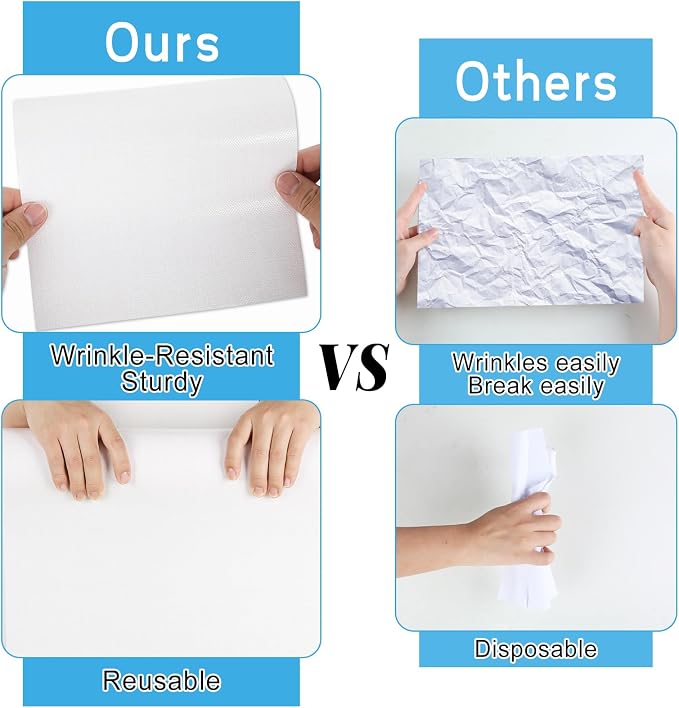 White Burlap Bulletin Board Roll Non-Woven Fabric Poster 15.7" x65.6ft