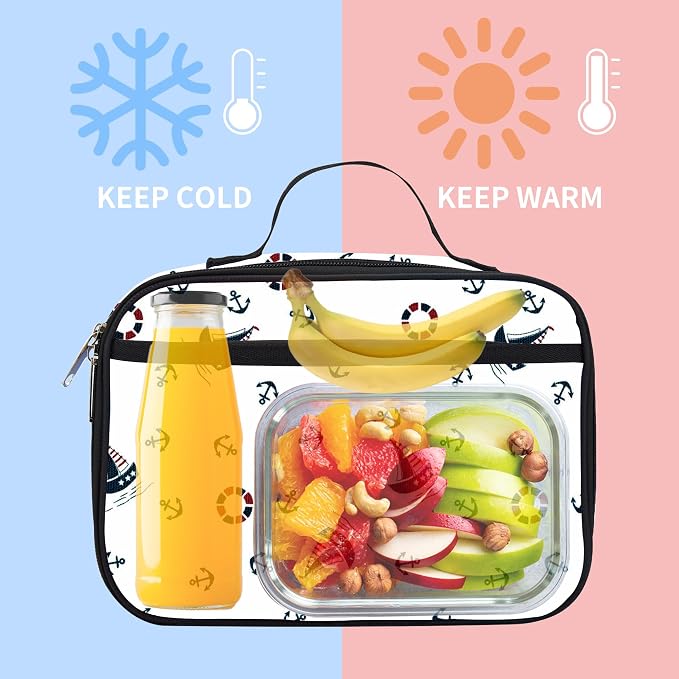rickyh style Kids Insulated Lunch Box Thermal School Cooler hot Bag for Child