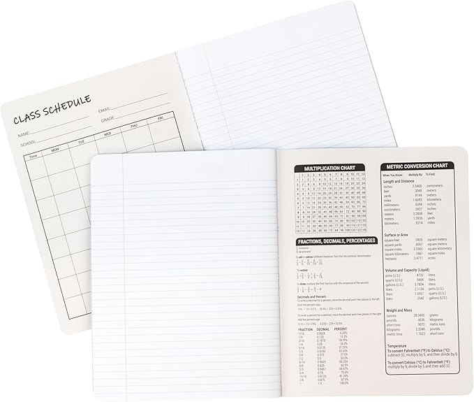 C-Line Composition Notebook, College Ruled, 1 Notebook, Black Marble (22022)