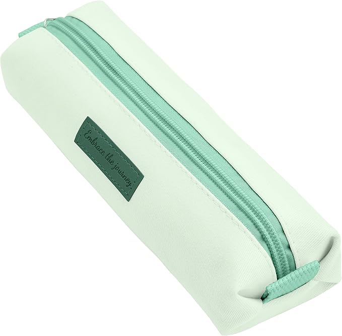 Mr. Pen- Cute Pencil Case Pouch, Multipurpose Canvas Bible Pencil Pouch, Smooth Zipper, Premium Material, Neat Stitches, Ideal for Stationery, Cosmetics, Electronics, School, Office, Travel