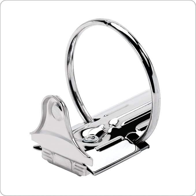 Cardinal 3 Ring Binders, Round Rings, Holds 350 Sheets, ClearVue Presentation View, Non-Stick, Assorted Colors (79550), 1.5 Inch, (Pack of 8)