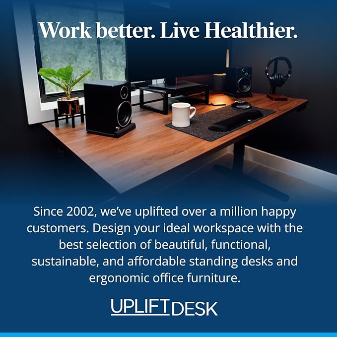 Uplift Desk E7 LED Clamp Lamp (Black)