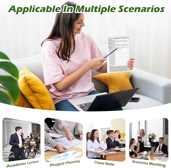 100 Sheet Half Letter Cornell Notes Loose Leaf Paper for 3 Ring Mini Binder 5.5" x 8.5" Lined Paper 9/32" Spacing Cornell Notebook Refills Taking System Filler Paper Bulk for School Office 80gsm