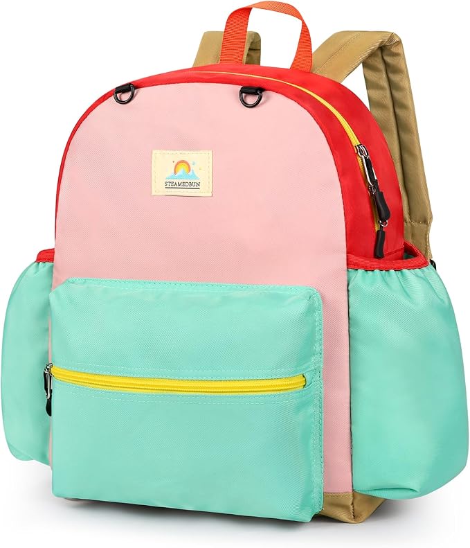 STEAMEDBUN Kids Backpack for Girls 6-8: Toddler Backpack for Preschool Kindergarten - Girls Backpacks for Elementary 4-6