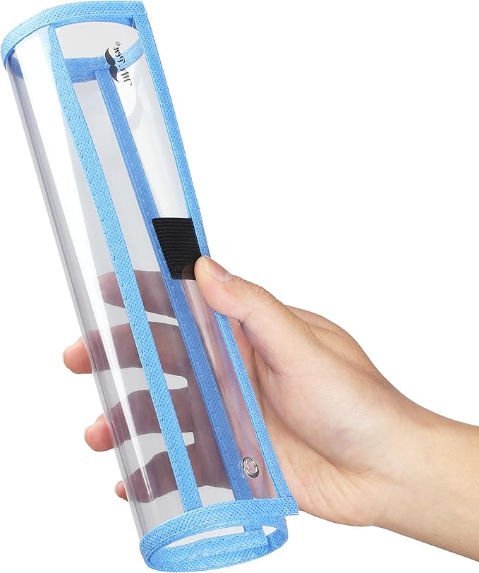 Mr. Pen- Reusable Dry Erase Pocket Sleeves, 10" x 14", 6 Pack, Ocean Breeze Color, Clear Plastic Paper Sleeves, Ticket Holders, Clear Plastic Sheet Protectors, Teacher, School, Classroom Supplies