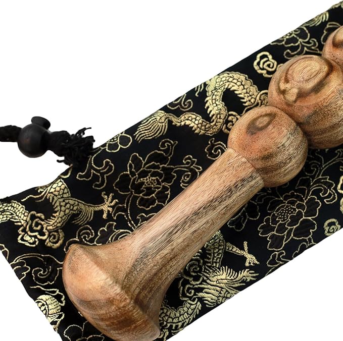 Wooden Tai Chi Ruler Taiji Practice for Beginners Natural Wood Meditation & Daily Relaxation Tool