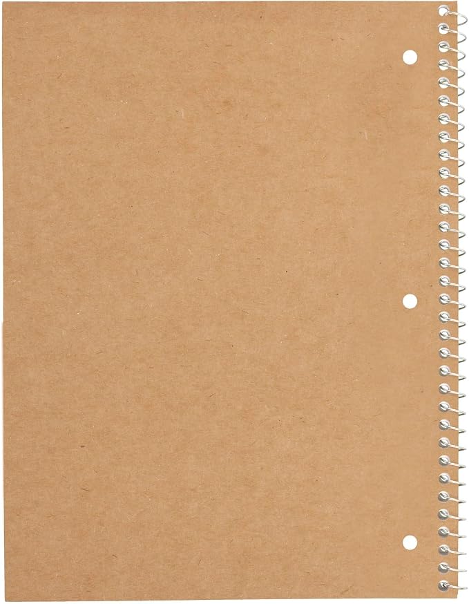 Mead Spiral Notebook, 1 Subject, College Ruled Paper, 7-1/2" x 10-1/2", 70 Sheets per Notebook, Assorted Pastel Colors (830049) (Pack of 24)