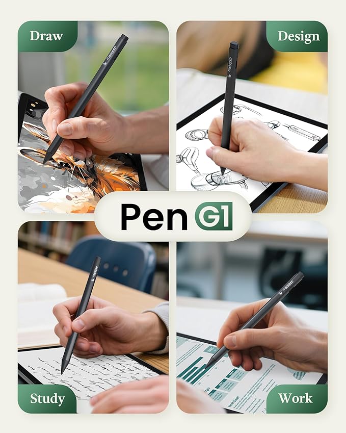 Metapen USI 2.0 Stylus Pen G1 for Fire Max 11 (2023 Release), USB-C Fast Charging, 4096 Pressure Pen for Google Pixel Tablet, Amazon Fire HD 10 (13th Gen, 2023 Release), Lenovo/HP/Acer Chromebook