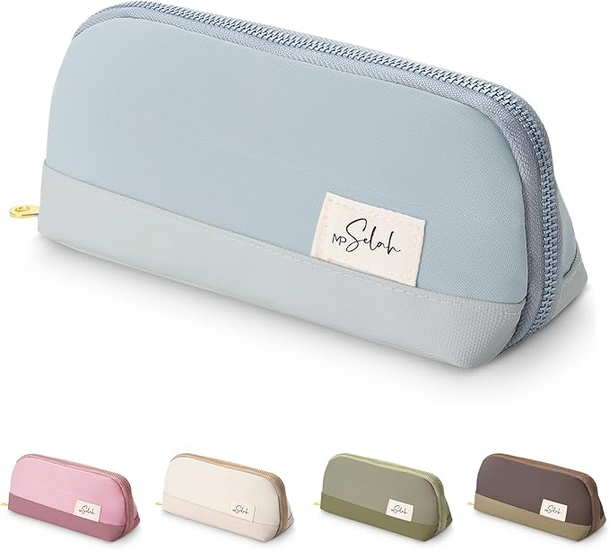 Mr. Pen- Pencil Case, Light Blue, Pencil Pouch, Pencil Bag, Pen Case, Pen Pouch