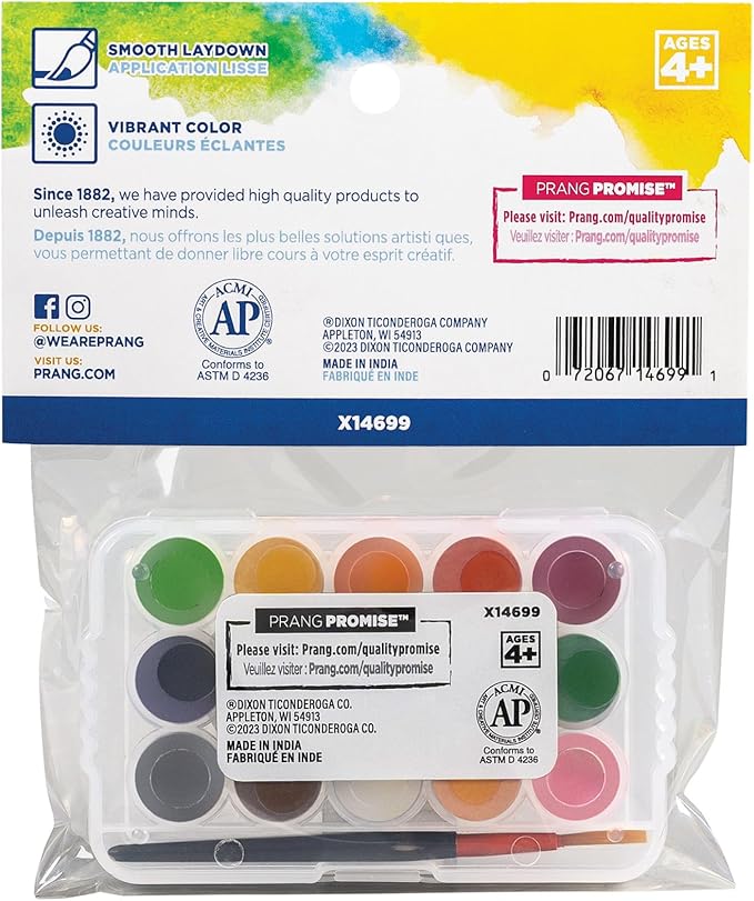 Prang Mini Watercolor Set (Pack of 3)