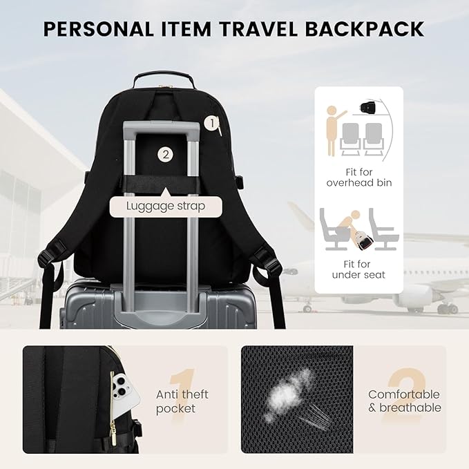 LOVEVOOK Lunch Backpack with Lunch Compartment,15.6Inch Laptop Work Travel Insulated Cooler Backpack Purse,Waterproof College Teacher Lunch Bag Box with Tumbler Holder,Gift for Men Women,Leopard print