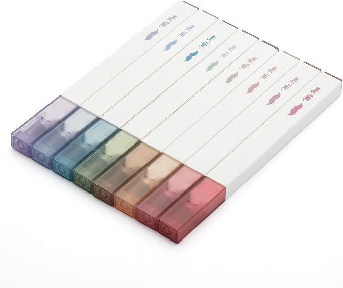 Mr. Pen- Aesthetic Bible Highlighters No Bleed Through Assorted Color | 8 pcs, Cute Highlighter for Journaling Supplies and School Accessories, Bible Highlighters and Pens No Bleed