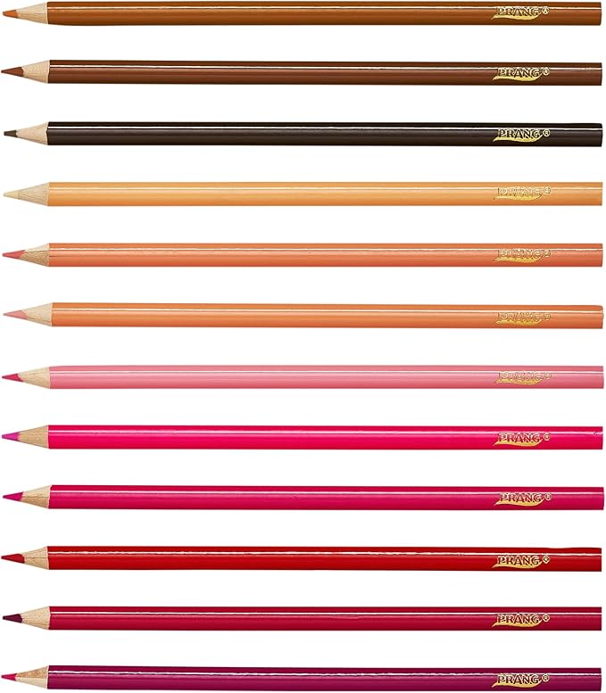 Prang Colored Pencil Sets, 3 Mm, 2b (#1), Assorted Lead/barrel Colors, 72/pack