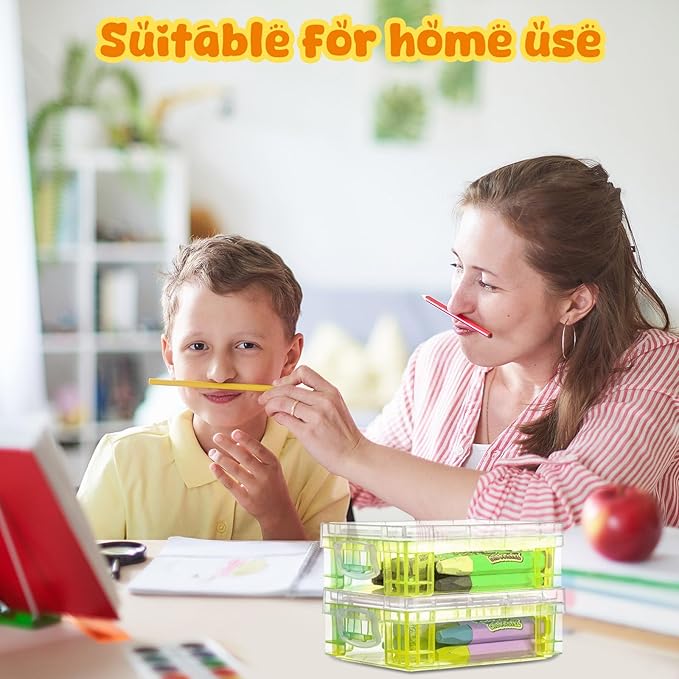 Suzile 25 Pcs Plastic Crayon Boxes with Snap Lids Crayon Storage Organizer Stackable Container Bulk Pencil Case for Pen Crafts Classroom Supplies(Green)