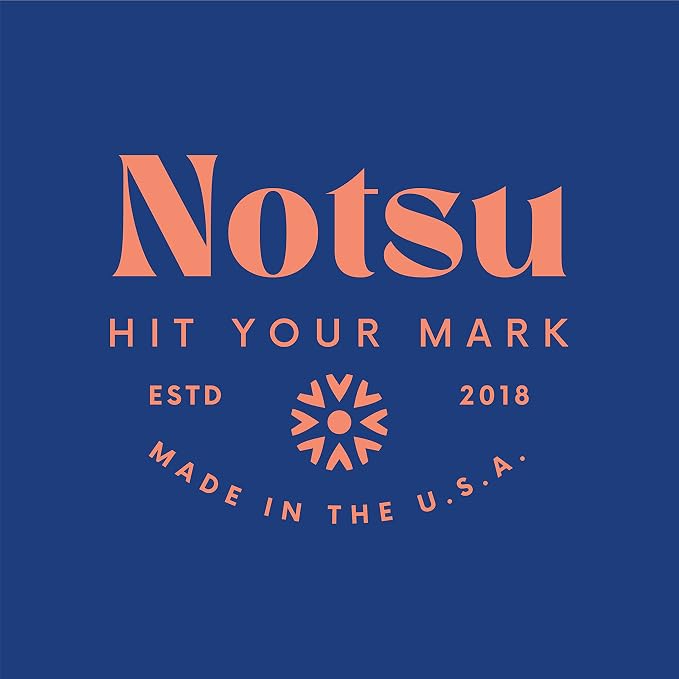 Notsu Dot Grid Small Desk Notepad 2 Pack, 3.9" x 6.3"
