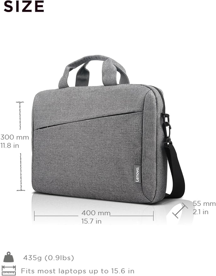 Lenovo Laptop Carrying Case T210, 15.6-Inch Laptop and Tablet, Sleek Design, Durable and Water-Repellent Fabric
