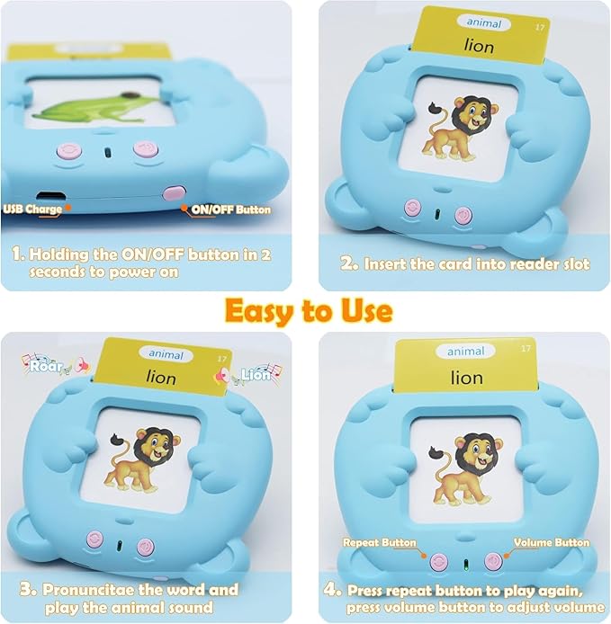 MAYAPHILOS 510 Sight Words Japanese and English Talking Flash Cards, Learn Japanese for Kids, Bilingual Toys for Toddlers Japanese Learning Toys Sensory Preschool Educational Birthday Gifts
