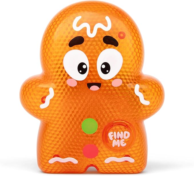 Silly Poopy & Friends™ Hide & Seek Gingerbread™ by Relatable, The Kid-Friendly Hide & Seek Game, Great Kids Games, Includes 1 Silly Gingerbread That Sings, Ideal for Toddler Toys and Education