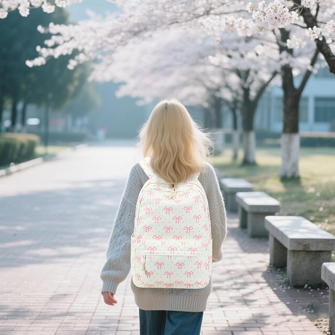 School Backpack for Teen Girls Women Laptop Backpack College Bookbags Middle School Travel Work Commuter Back Pack