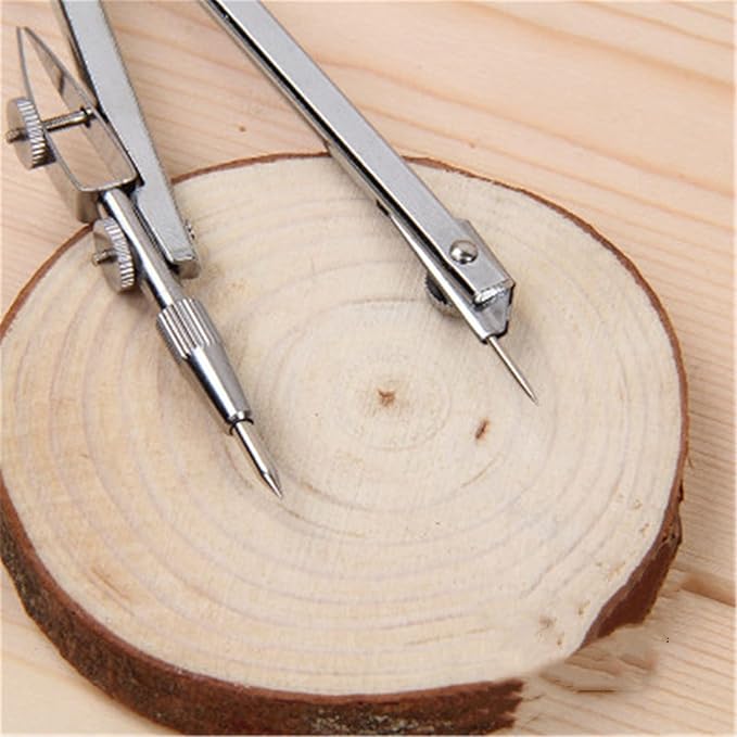 BABETT Drawing Compass Drafting Tools Professional Compass Compass Geometry Set with Math and Precision Compass Metal and Durable Solid and Flat Tools Math Ruler Kit