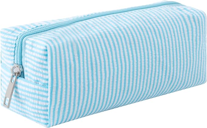 Cute Pencil Case Capacity Pencil Pouch Aesthetic Pen Bag Office Stationery Organizer Simple Sturdy Multifunctional Cosmetic Pouch (Lemon green)