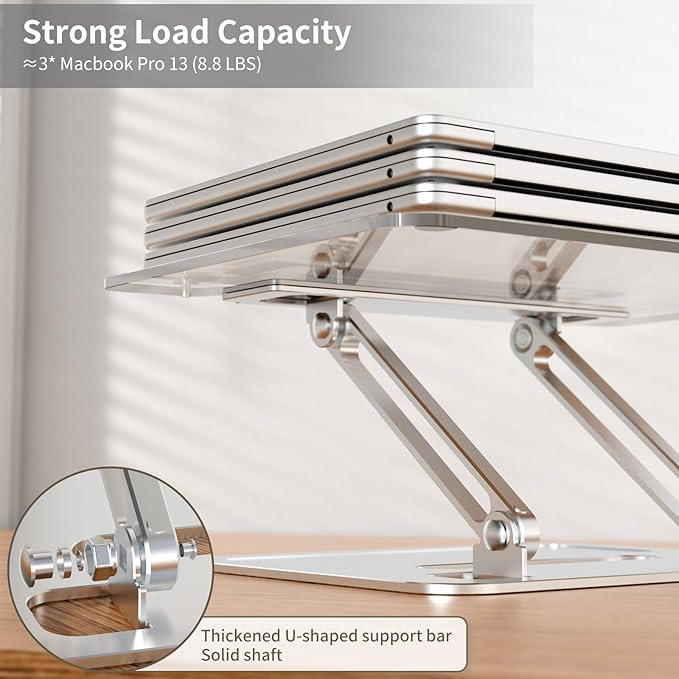 Book Holders for Reading Hands Free - Acrylic Book Stand for Reading, Ergonomic Reading Stand for Textbook Student, Portable Laptop Book Stand for Desk,Recipe,Music Sheets