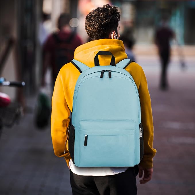 ZUBOND Unisex Backpack for School & Travel - Lightweight Laptop Backpack Fits 15.6 Inch Notebook, Water Bottle Pocket - Ideal for Teens, College Students, Adults