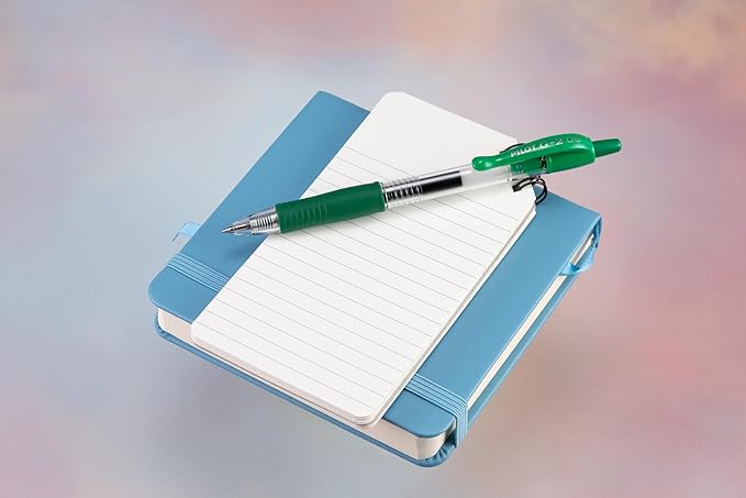 PILOT G2 Premium Refillable and Retractable Rolling Ball Gel Pens, Extra Fine Point, Green Ink, 12-Pack (31005)