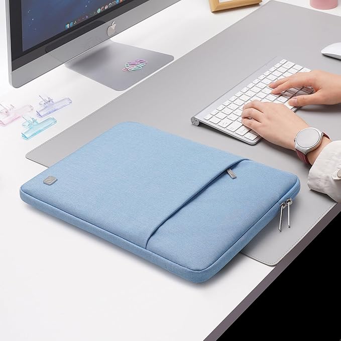 NIDOO 15 Inch Laptop Sleeve Case Protective Carrying Bag Cover for 15" MacBook Air M4/ Surface Laptop 5 6 7/ Yoga Slim 7i /15.3" ThinkPad X9 / IdeaPad Slim 5i Gen 9 / IdeaPad 3/15.6" XPS 15