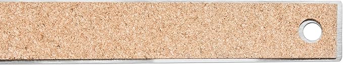 Pacific Arc Stainless Steel 36 Inch Metal Ruler Non-Slip Cork Back, with Inch and Metric Graduations