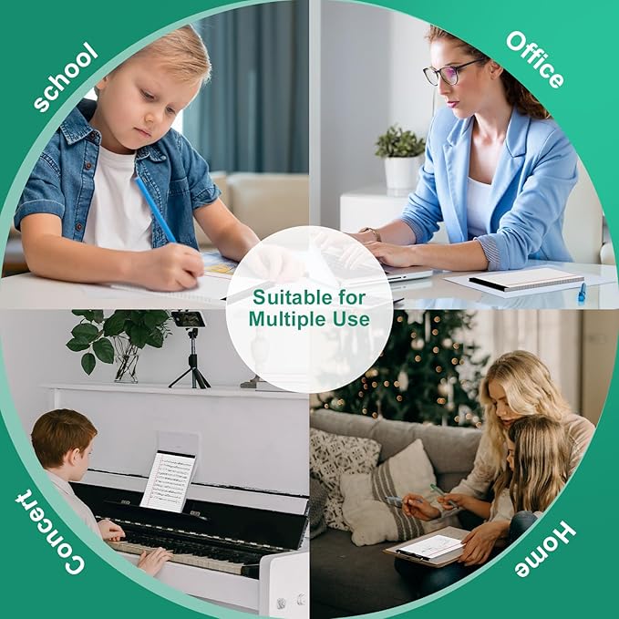 Legal Pads 5x8 Inch, 4 Pack, Narrow Ruled, 5x8 White Legal Pad, Mini Double-Sided Printing Notepad Perforated Note Pads 5x8 Lined Paper, Lined Writing Pads for Office Home School, 30 Sheet/Pad