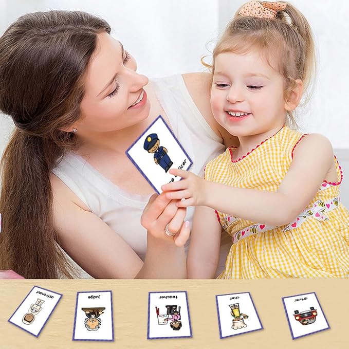 Lachilly 12 Themes Learning Flashcards, High Frequency Words, Beginning Reading, Kindergarten to 1st Grade, ESL Teaching Materials, Autism Learning Materials, Vocabulary Building, 205 Cards, 386 Words